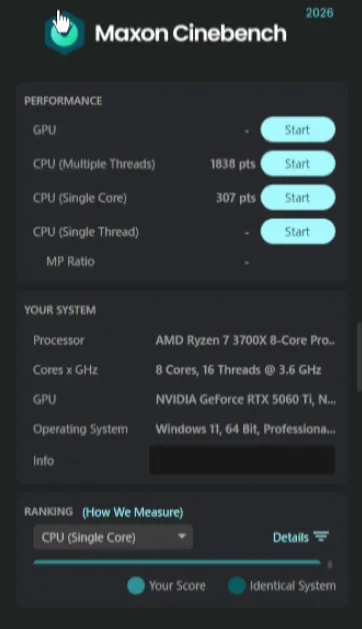 3700x auto acスコア