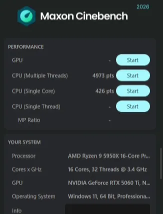 5950x 簡易水冷 auto acスコア
