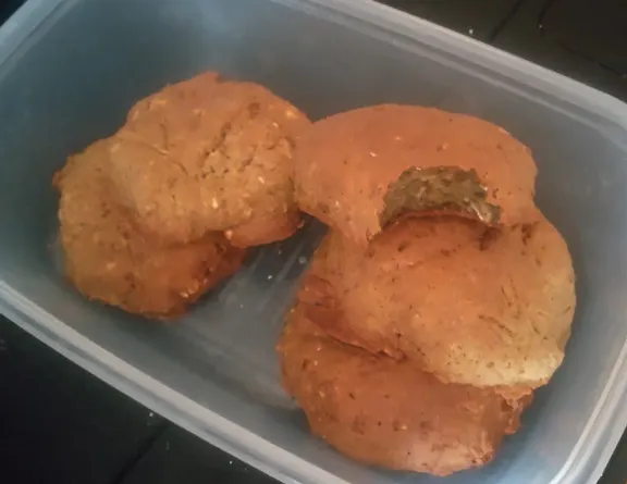 焼き上がったもの。一番上のは味見したもの。